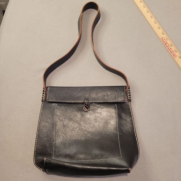 Ellington Black Leather Purse Bag - Picture 1 of 6